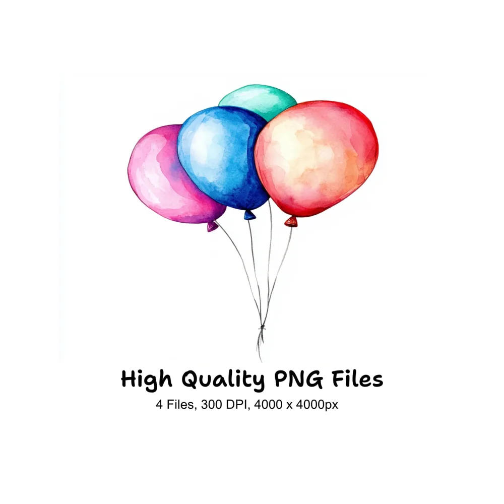 Balloon Clipart Bundle