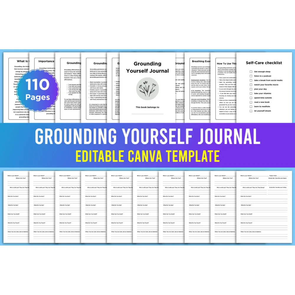 Grounding Yourself Journal