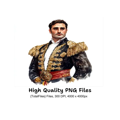 Spanish Matador Clipart Bundle