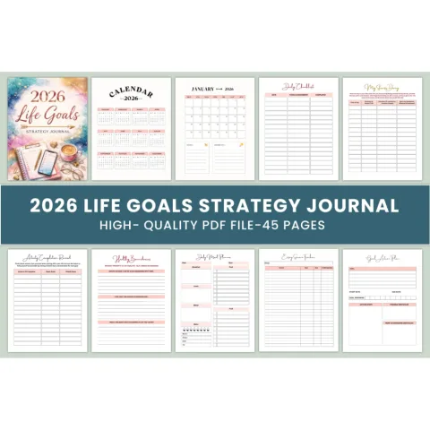 Life Goals Strategy Journal