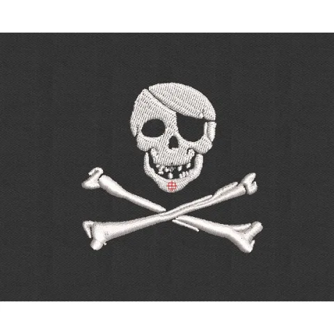 Skull Embroidery Design