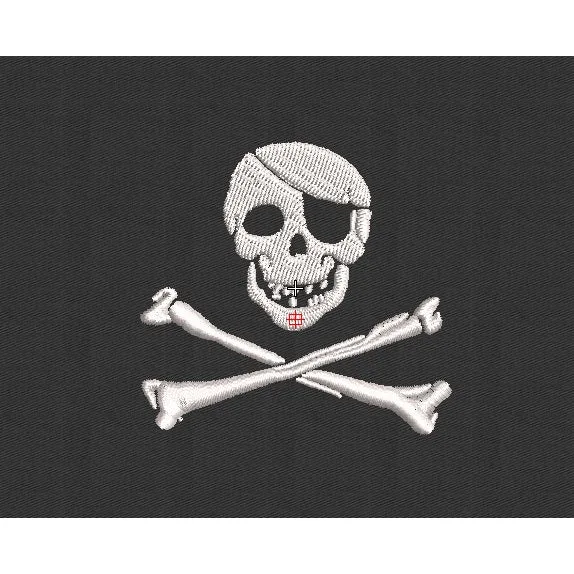 Skull Embroidery Design