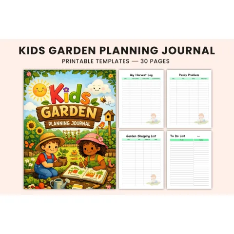 Kids Garden Planning Journal