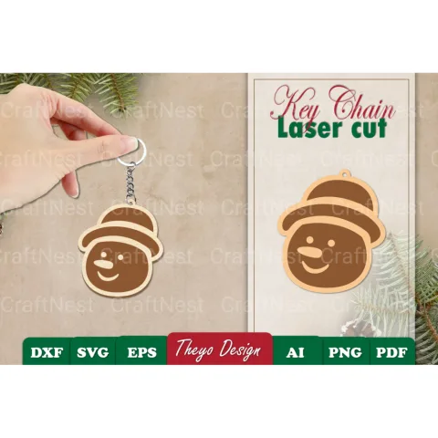 Christmas Keychain SVG Bundle