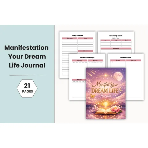 Manifest Your Dream Life Journal
