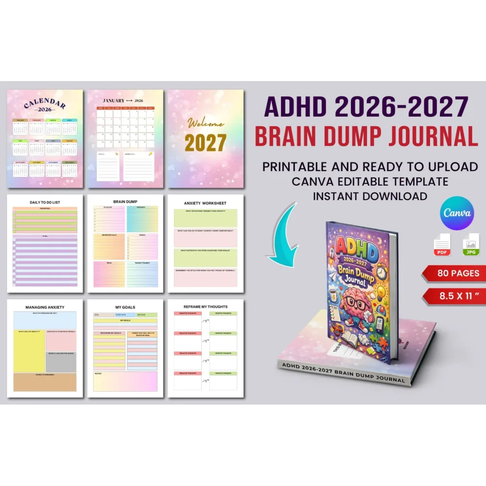 ADHD Brain Dump Journal