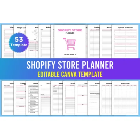 Editable Shopify Store Planner