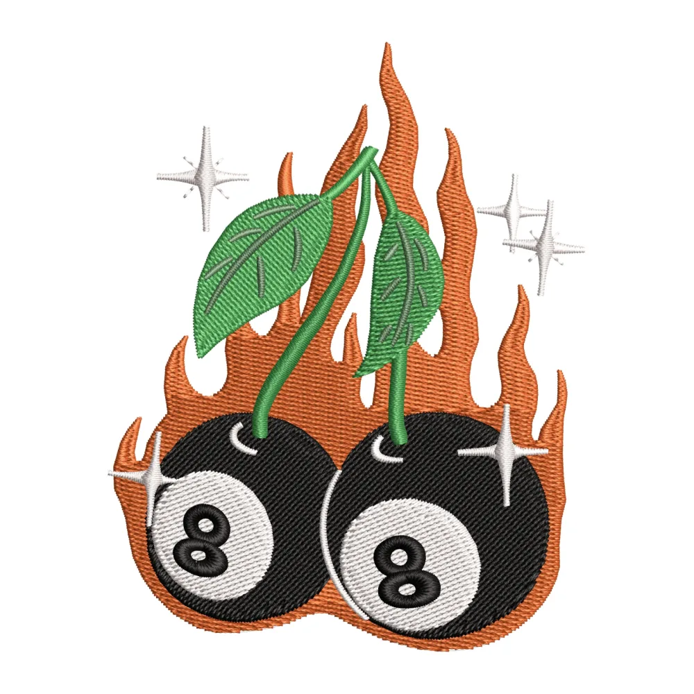 Table Balls Embroidery Design
