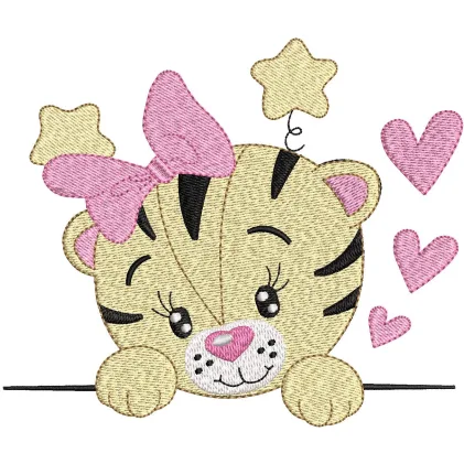 Panda Baby Embroidery Design