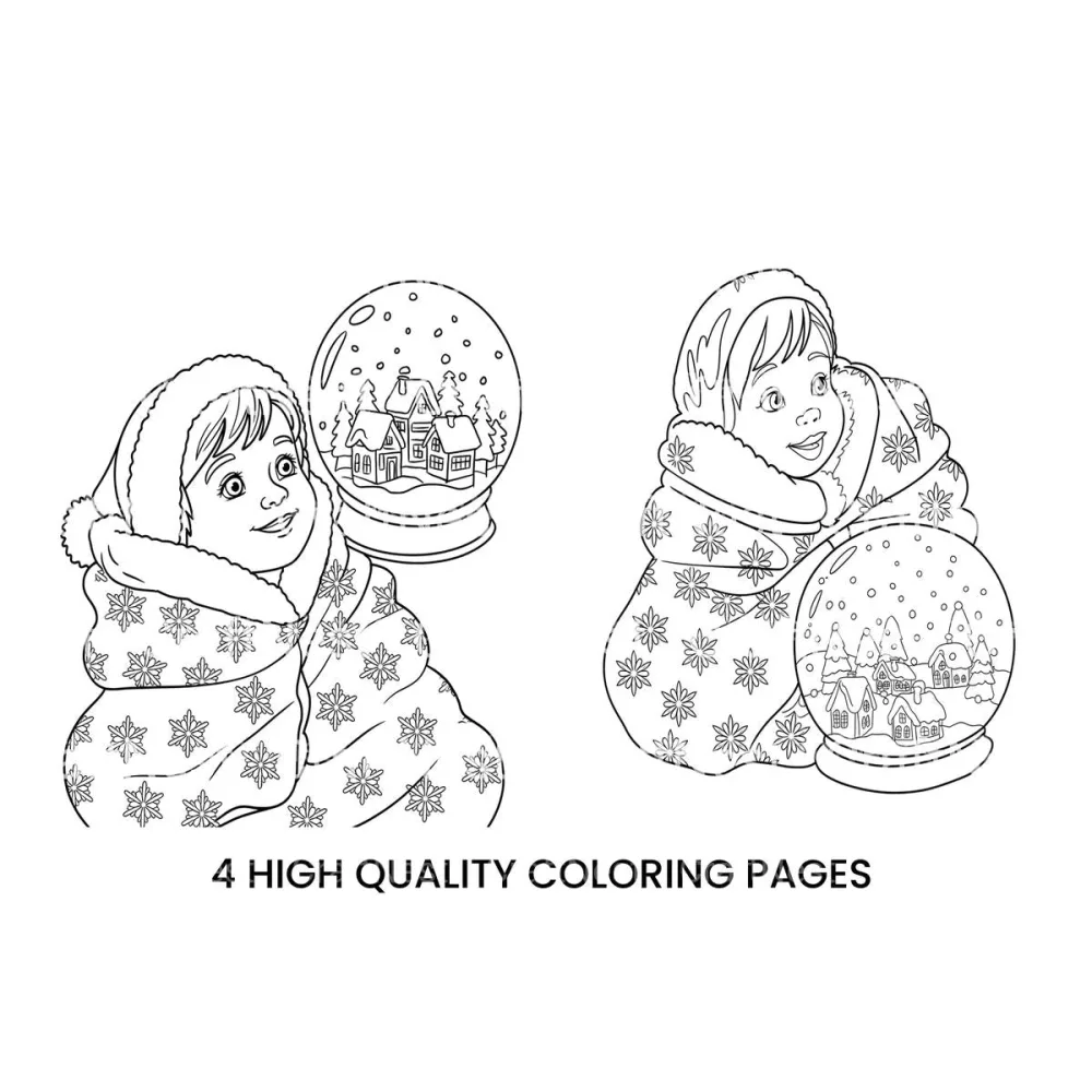 Enchanting Winter Scenes Planner Coloring Books