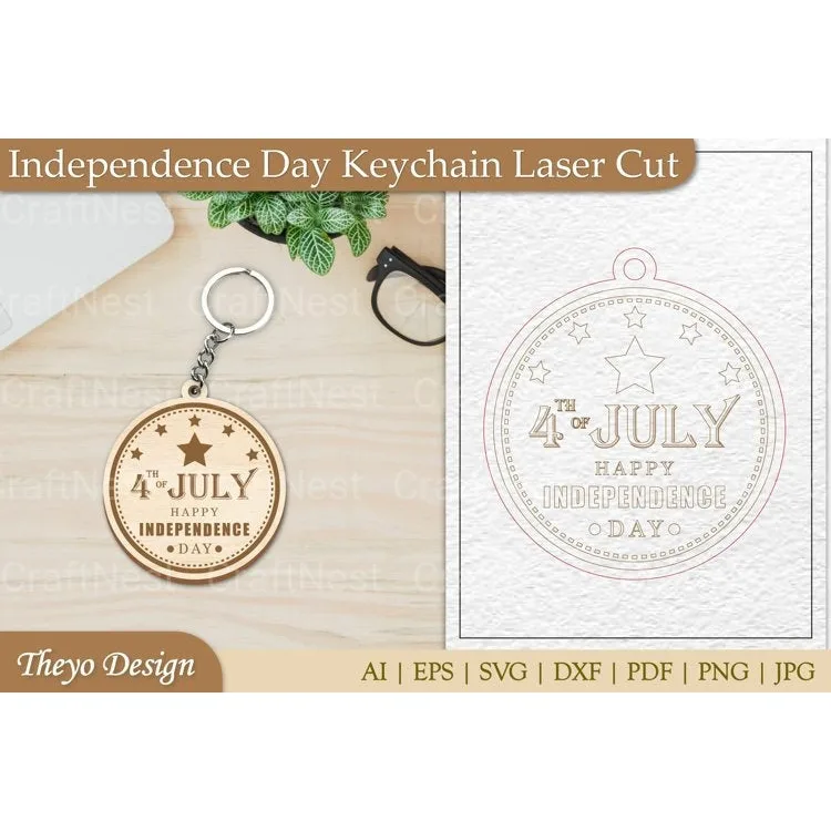 USA Keychain SVG Bundle