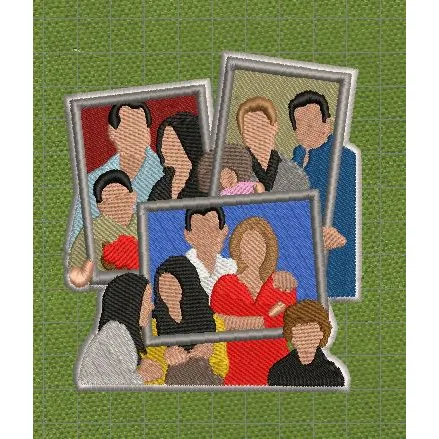 Shared Memories Montage Embroidery Design