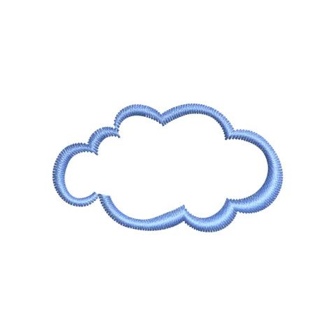 Cloud Embroidery Design