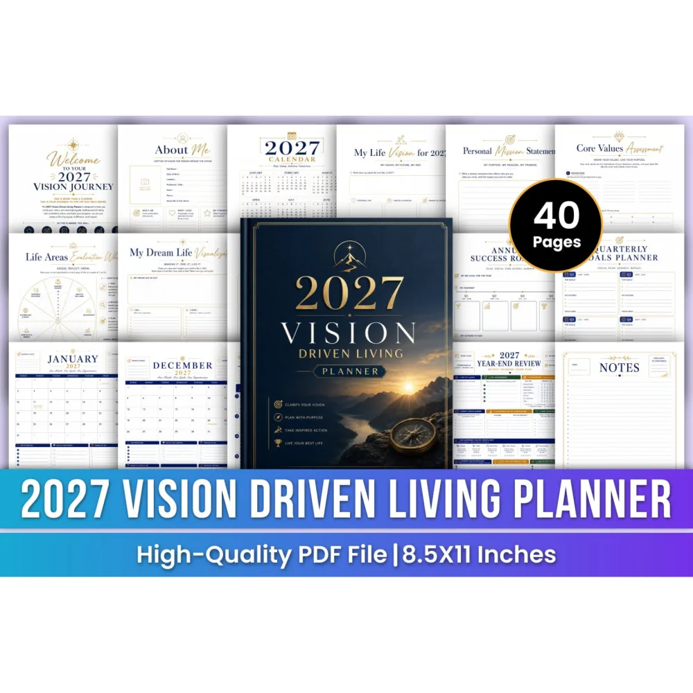 Vision Driven Living Planner