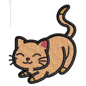 Cat Embroidery Design