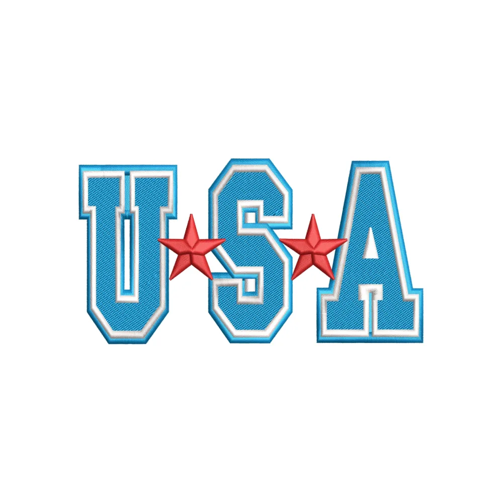 USA Embroidery Design