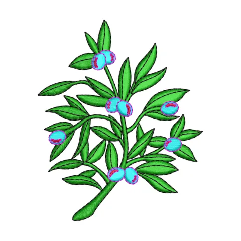 Village Grain Embroidery Design