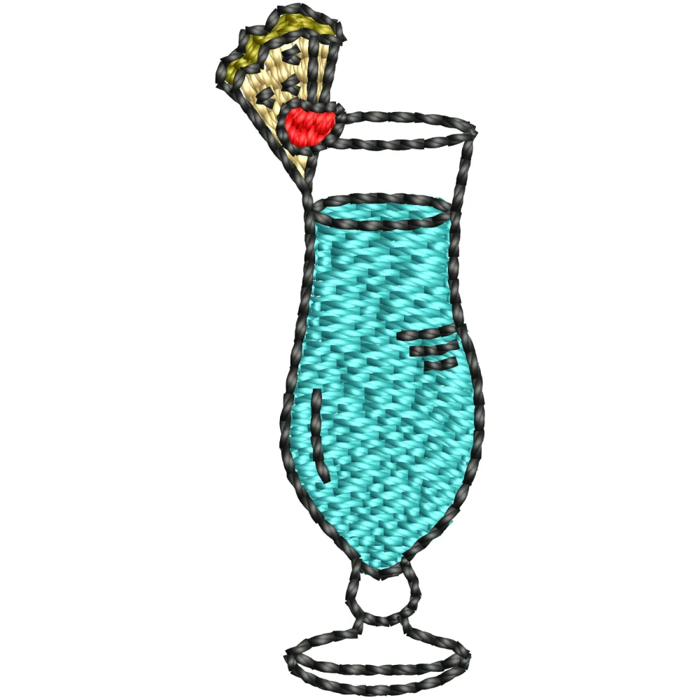 Drink Sweet Embroidery Design