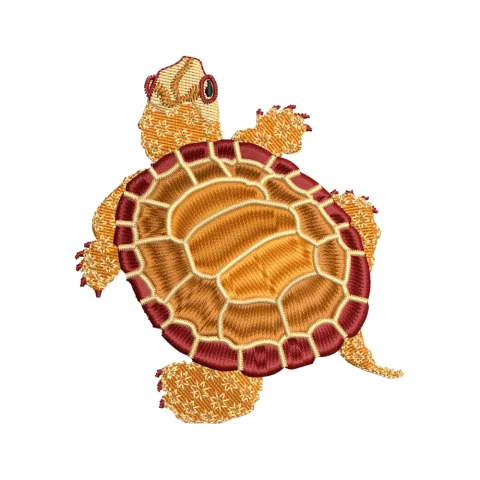 Turtle Embroidery Design