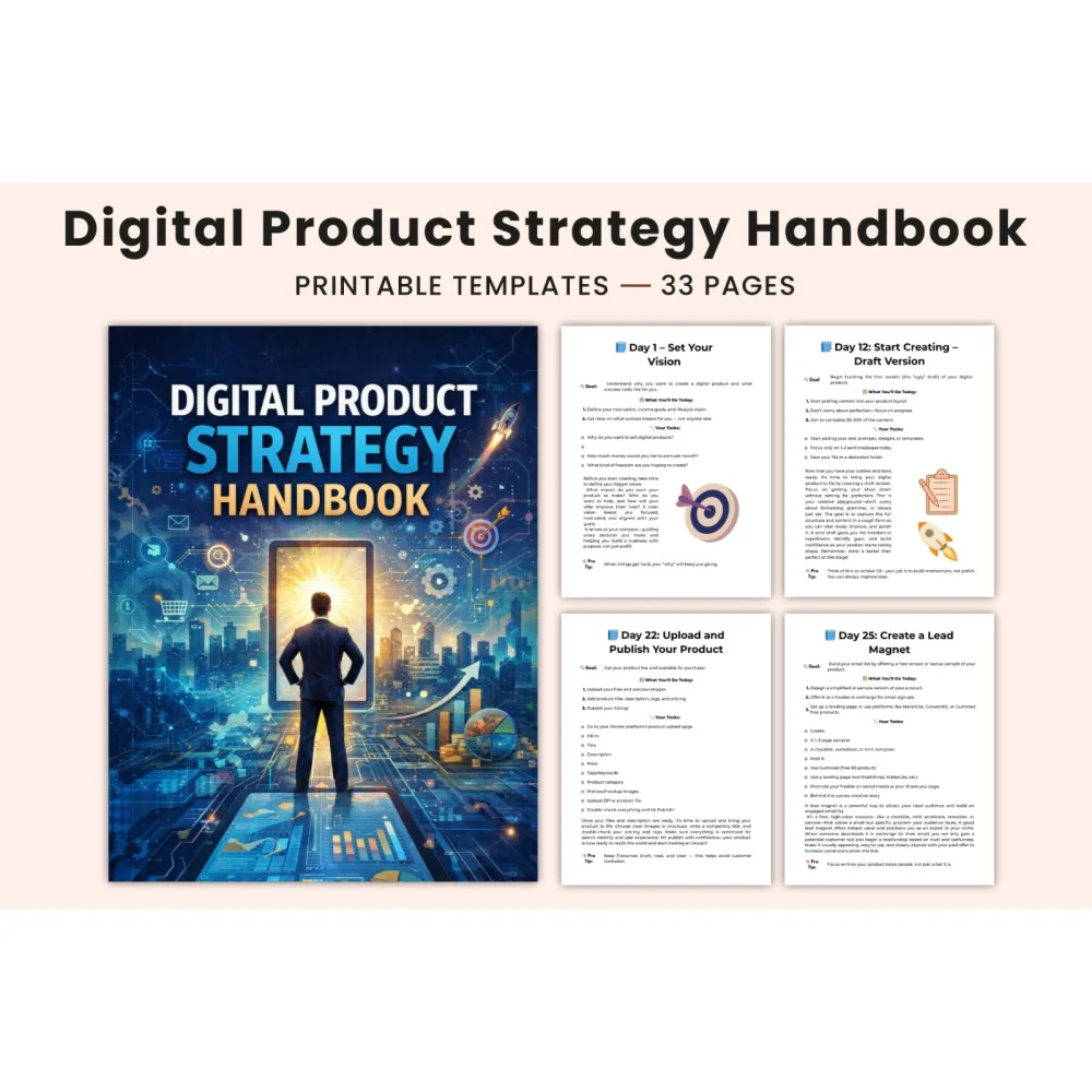 Product Strategy Handbook Planner