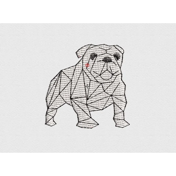 Dog Embroidery Design