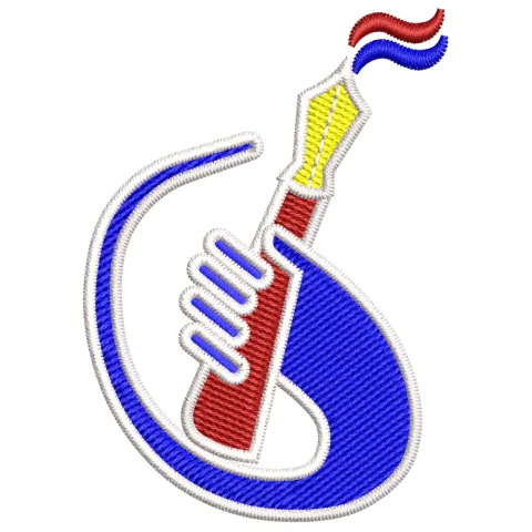 Pen Power Embroidery Design