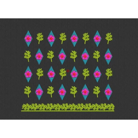 Flower Embroidery Design