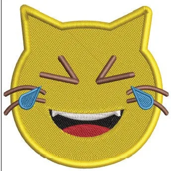 Cat Face Embroidery Design