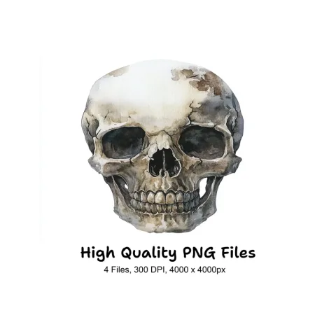 Skull Clipart Bundle