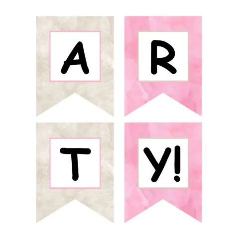 Tea Party Printable Decor and Menu Pack