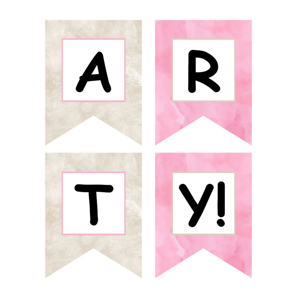 Tea Party Printable Decor and Menu Pack