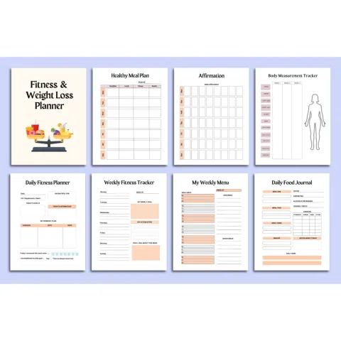 Fitness Weight Loss Planner