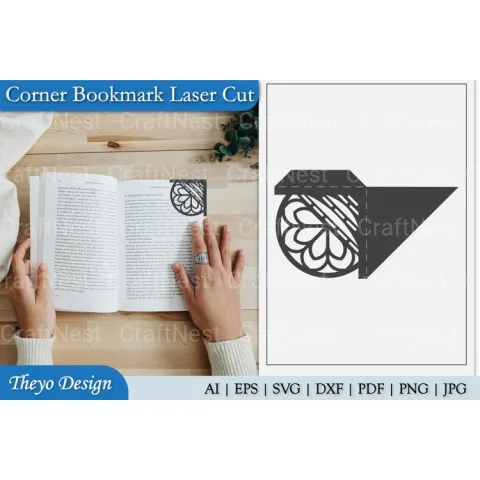 Corner Bookmark SVG Bundle