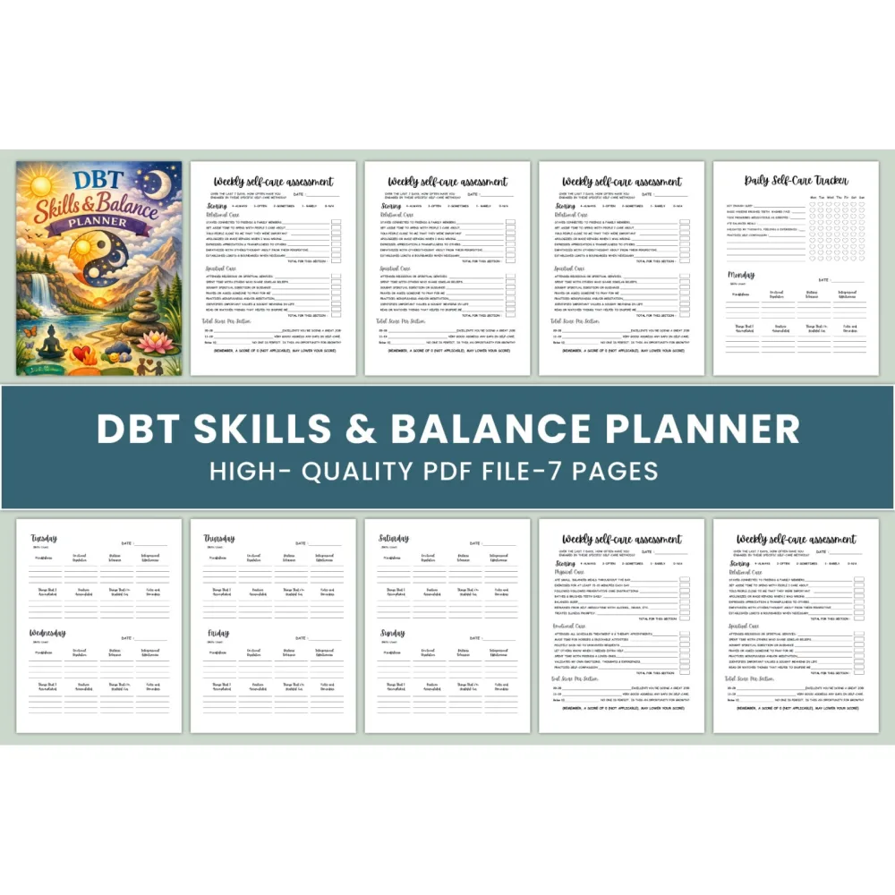 DBT Skills Balance Planner