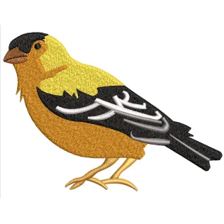 Sparrow Embroidery Design