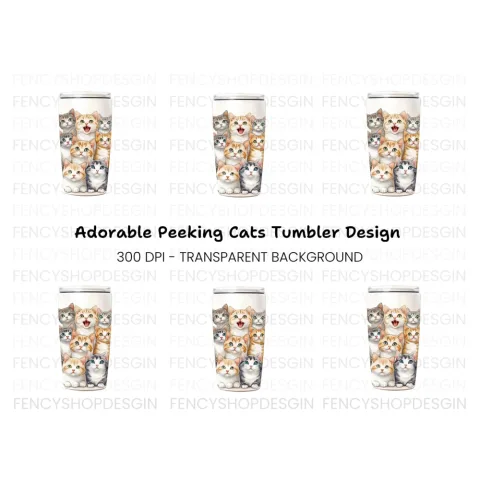 Playful Kitten Faces Clipart Bundle