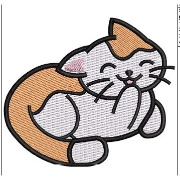Cat Embroidery Design