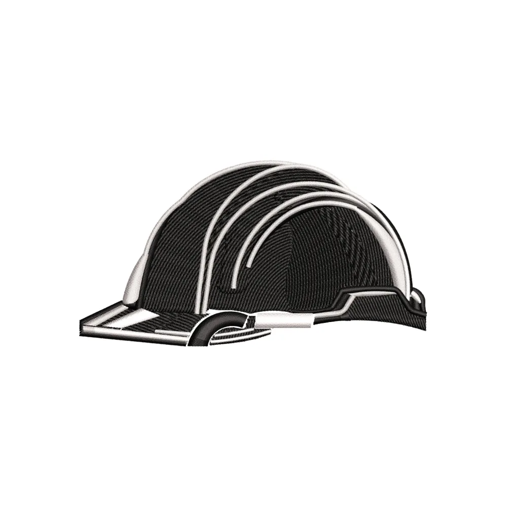 Labour Cap Embroidery Design
