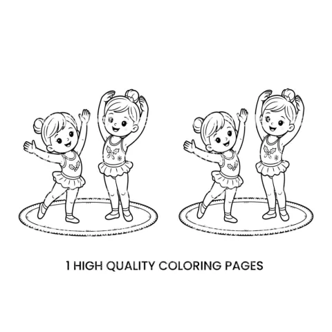 Christmas Ballerina Friends Coloring Books