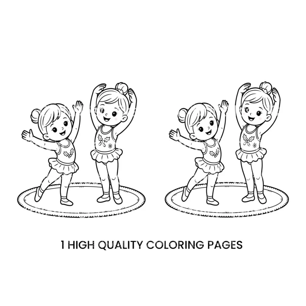 Christmas Ballerina Friends Coloring Books