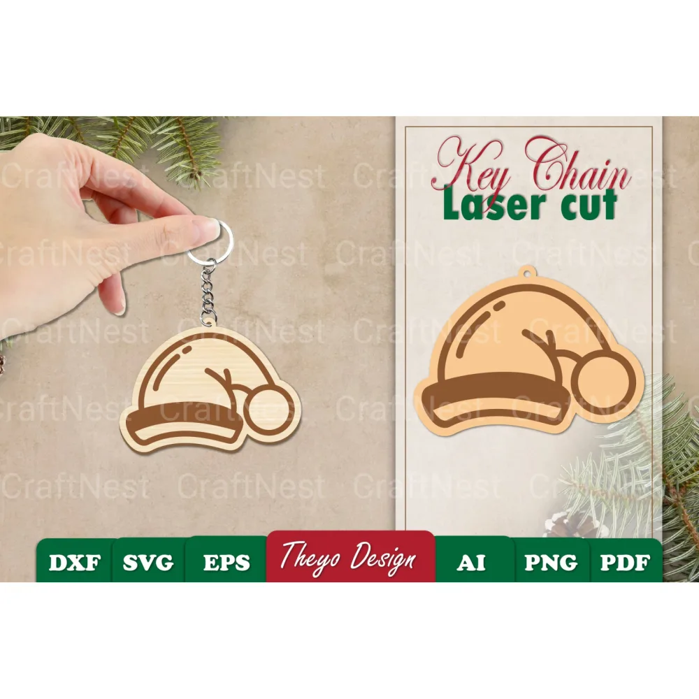 Christmas Keychain SVG Bundle