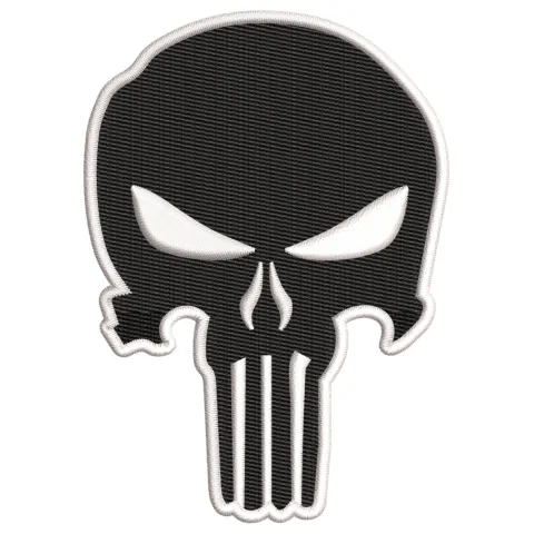 Skull Hell Embroidery Design