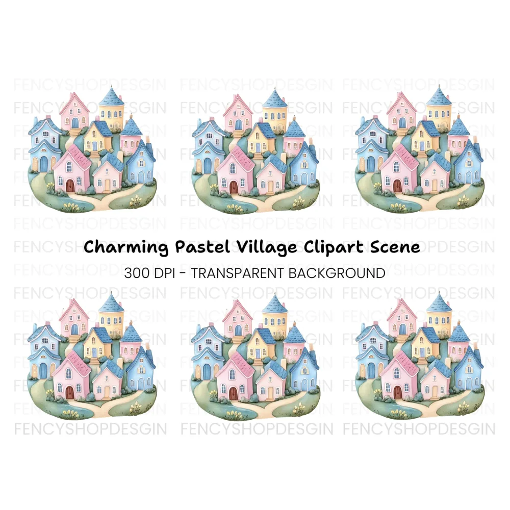 White Jellyfish Illustration Clipart Bundle