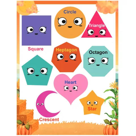 Kids Shape Learning Worksheet