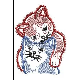 Cat Embroidery Design