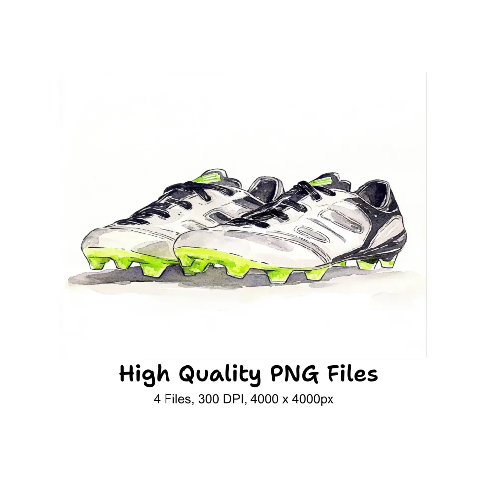 Soccer Cleats Clipart Bundle