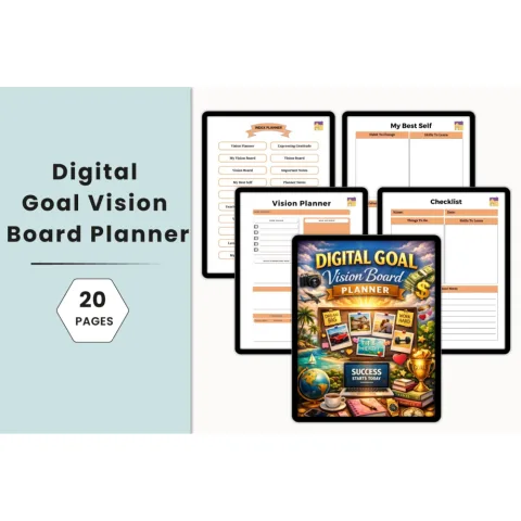 Goal Vision Board Planner