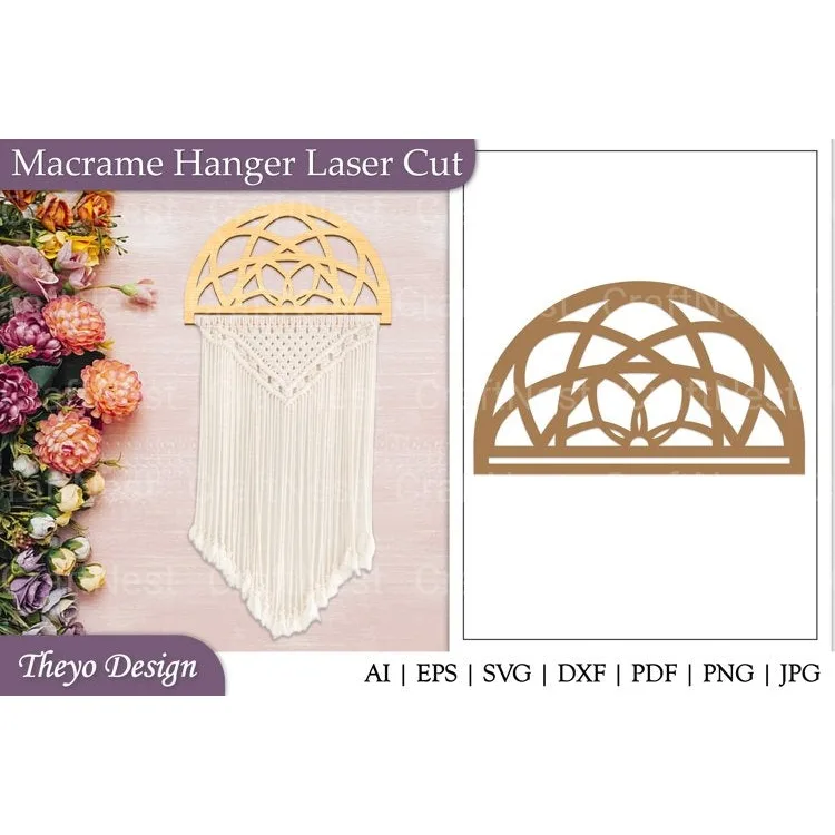 Macrame Laser Cut SVG Bundle