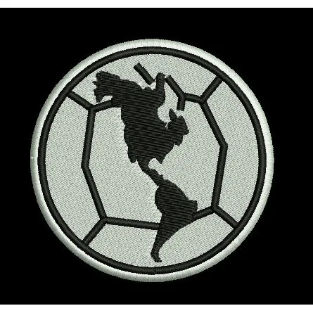 Continental Soccer Emblem Embroidery Design