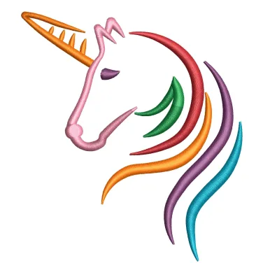 Unicorn Embroidery Design